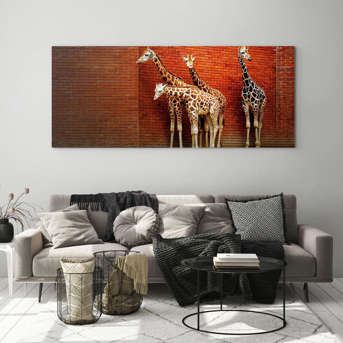 Tablou pe sticlă - Vezi vreun salcâm? - 90x30 cm
