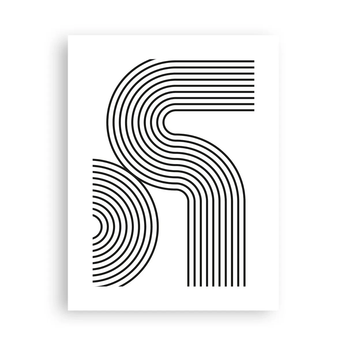 Poster - Pe o curbă - 30x40 cm