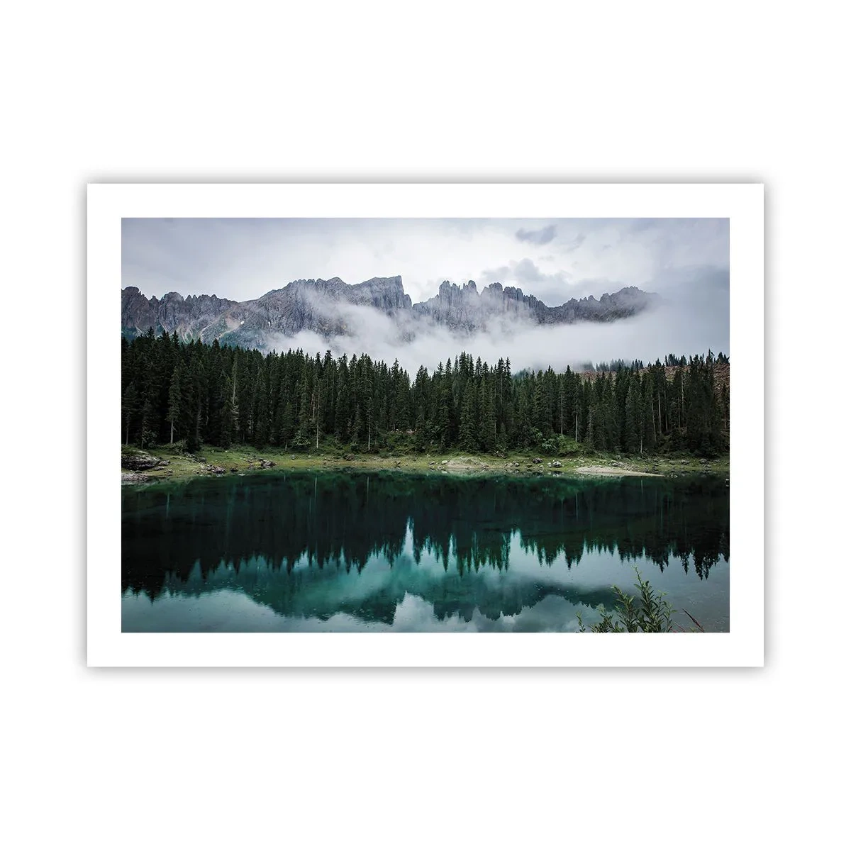 Poster - Liniște, liniște, să nu trezim apa care doarme... - 70x50 cm