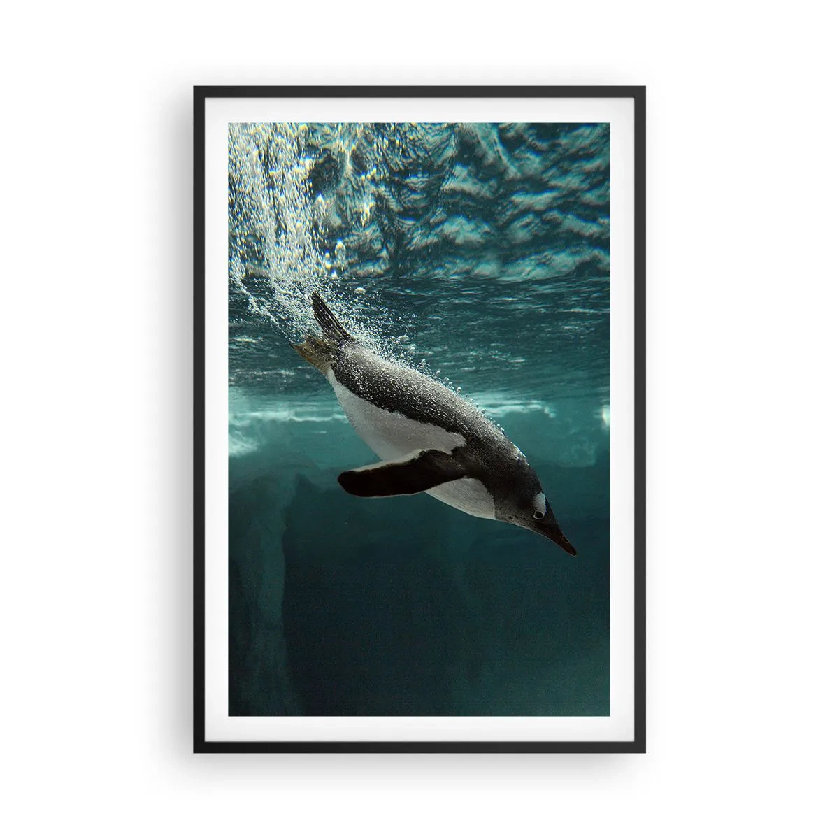 Poster în ramă neagră - Bun venit în lumea mea - 61x91 cm