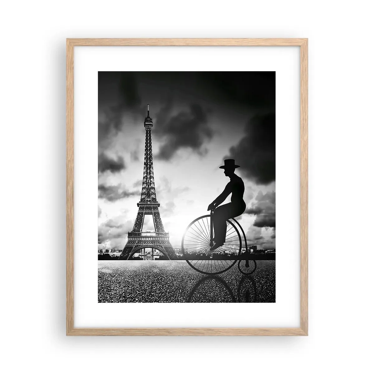 Poster în ramă de stejar deschis - Dorul de Belle Epoque - 40x50 cm