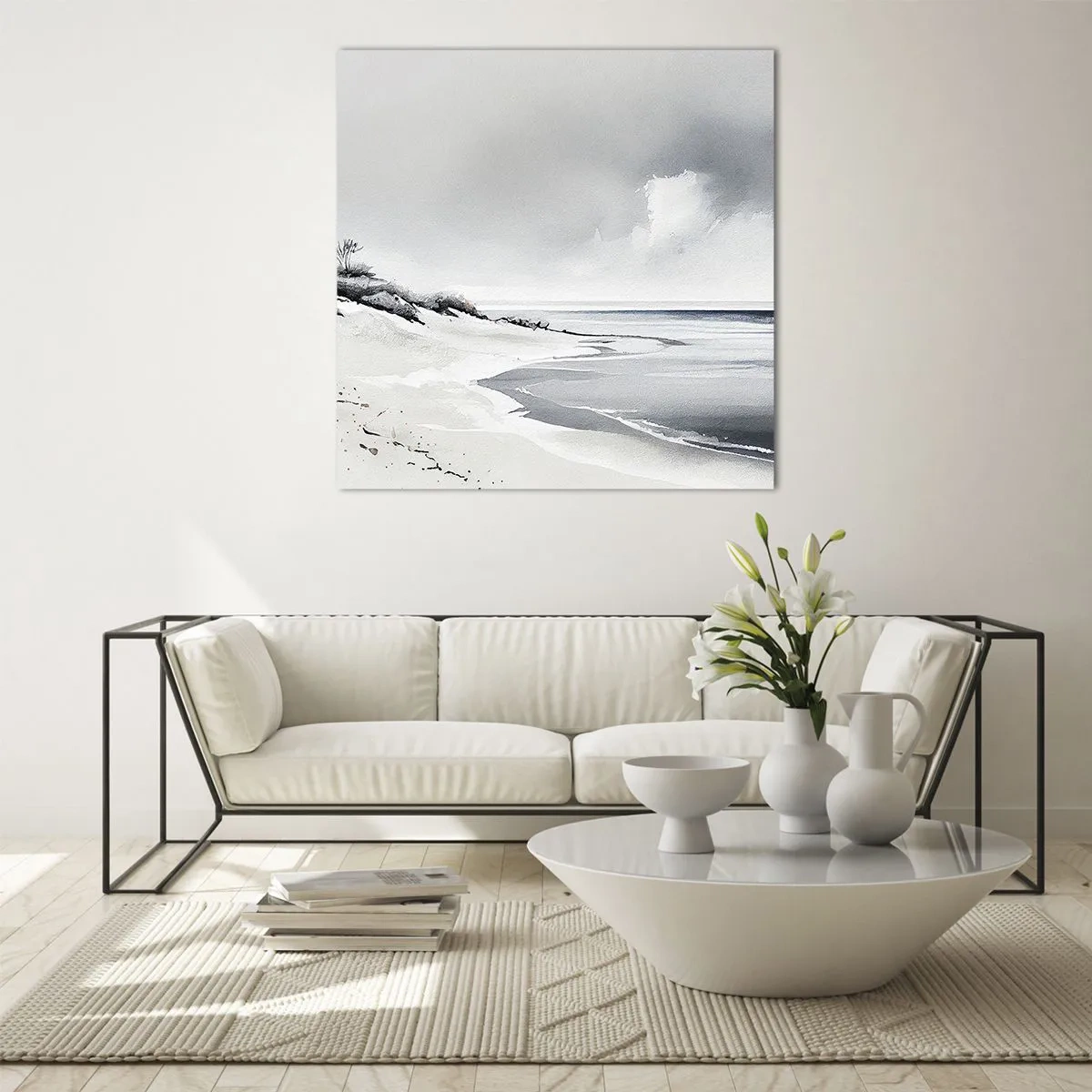 Tablou pe sticlă - Întotdeauna împreună - 70x70 cm