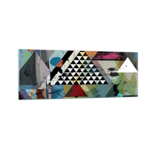 Tablou pe sticlă - Cât de simplu - 140x50 cm