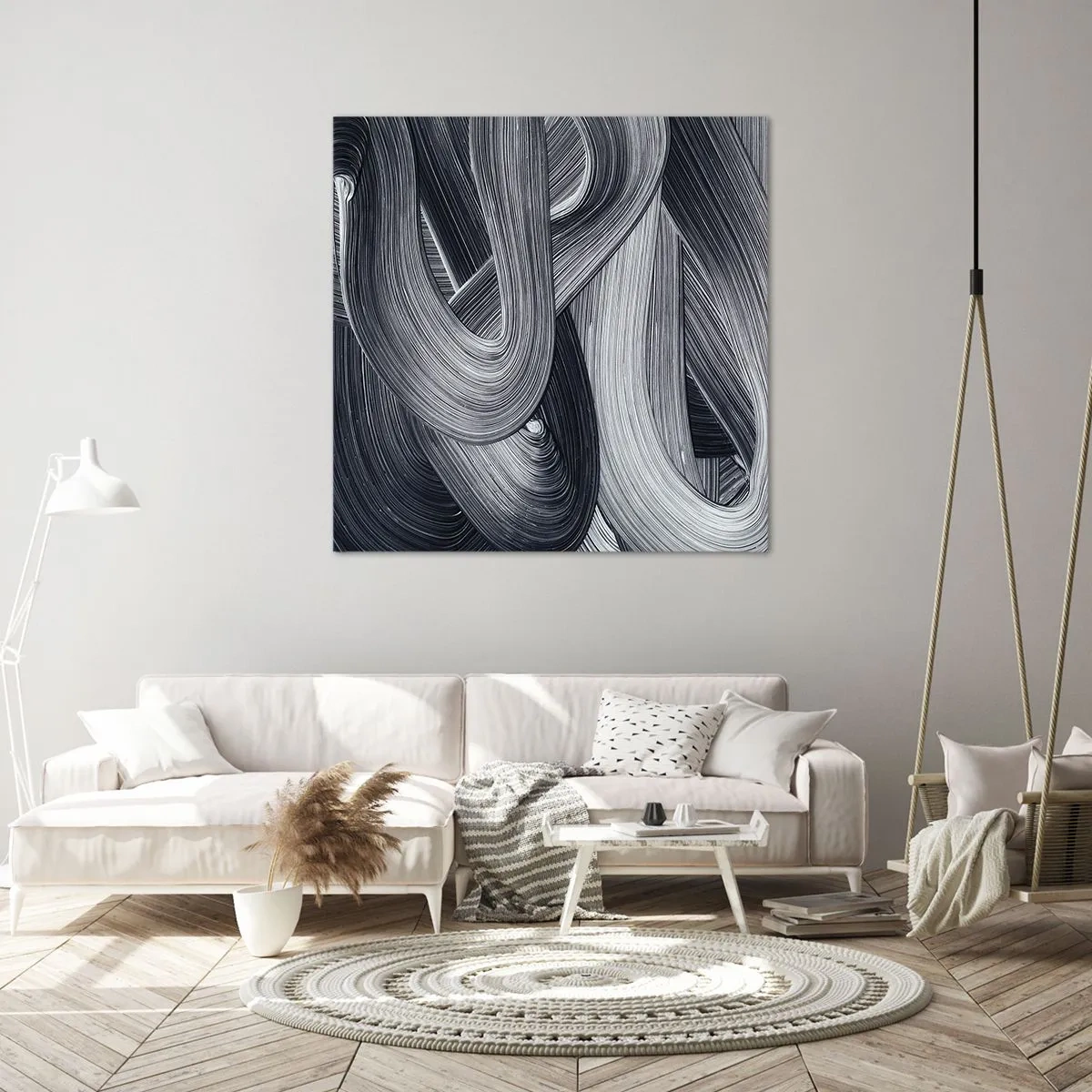 Tablou pe pânză - Fluiditatea realității - 70x70 cm