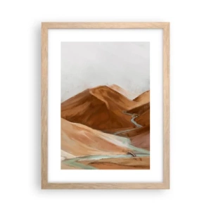 Poster în ramă de stejar deschis - La sursă - 30x40 cm