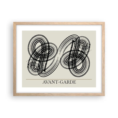 Poster în ramă de stejar deschis - A apărut spontan - 50x40 cm