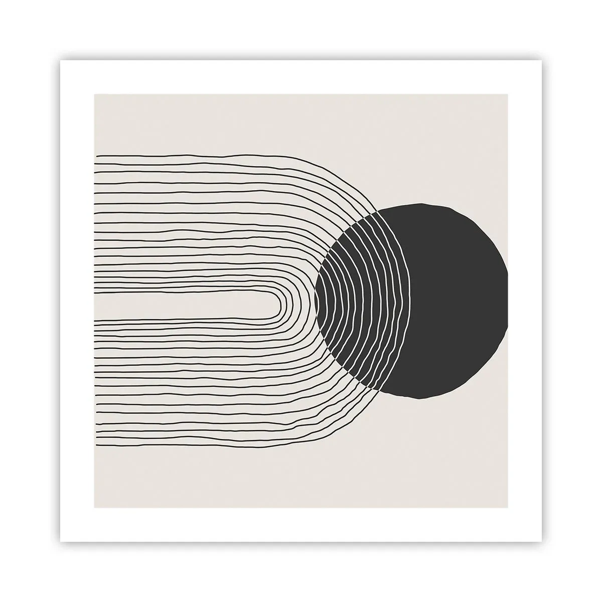 Poster - Tremurând și încrezător - 50x50 cm