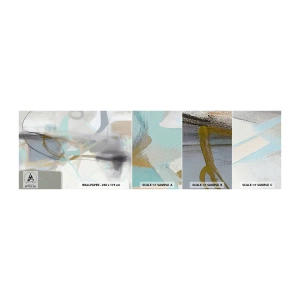 Mostră tapet autocolant Deluxe Sticker - Abstracție cețoasă - Abstracția, Bucată, Luminos - 100x30 cm