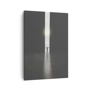 Tablou pe pânză - Un pas spre un viitor luminos - 50x70 cm