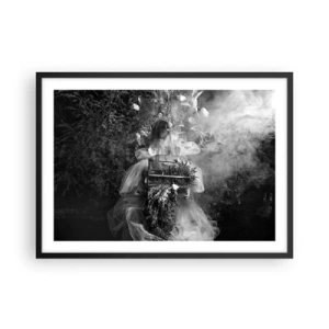 Poster în ramă neagră - Mama însăși - Natura - 70x50 cm