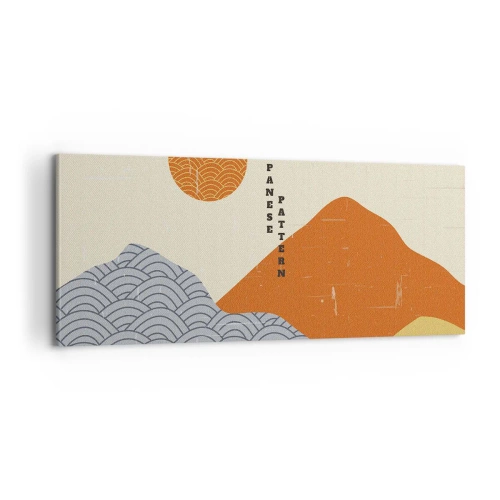 Tablou pe pânză - În stil japonez - 100x40 cm