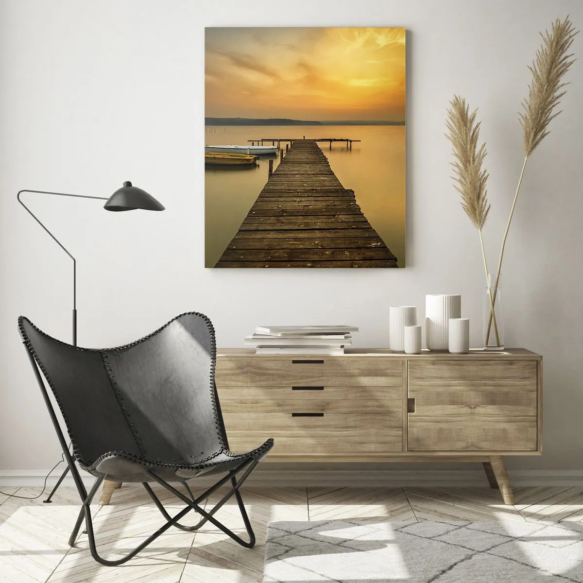 Tablou pe sticlă - Îți voi deschide cerul de aur - 50x70 cm