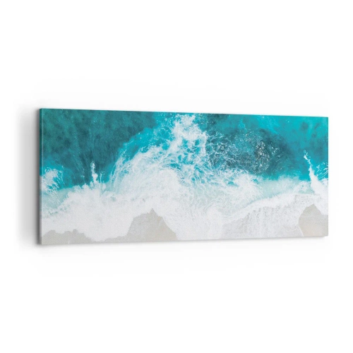 Tablou pe pânză - Mângâiere naturală - 100x40 cm