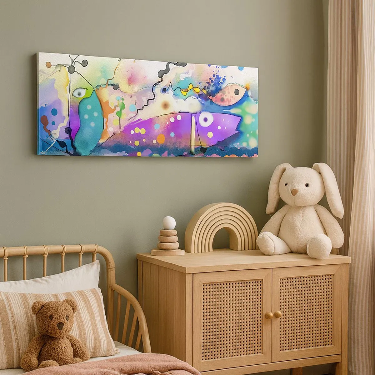 Tablou pe pânză - Fără cuvinte! - 100x40 cm