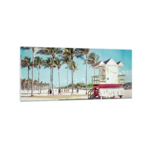 Tablou pe sticlă - O zi frumoasă te așteaptă - 120x50 cm