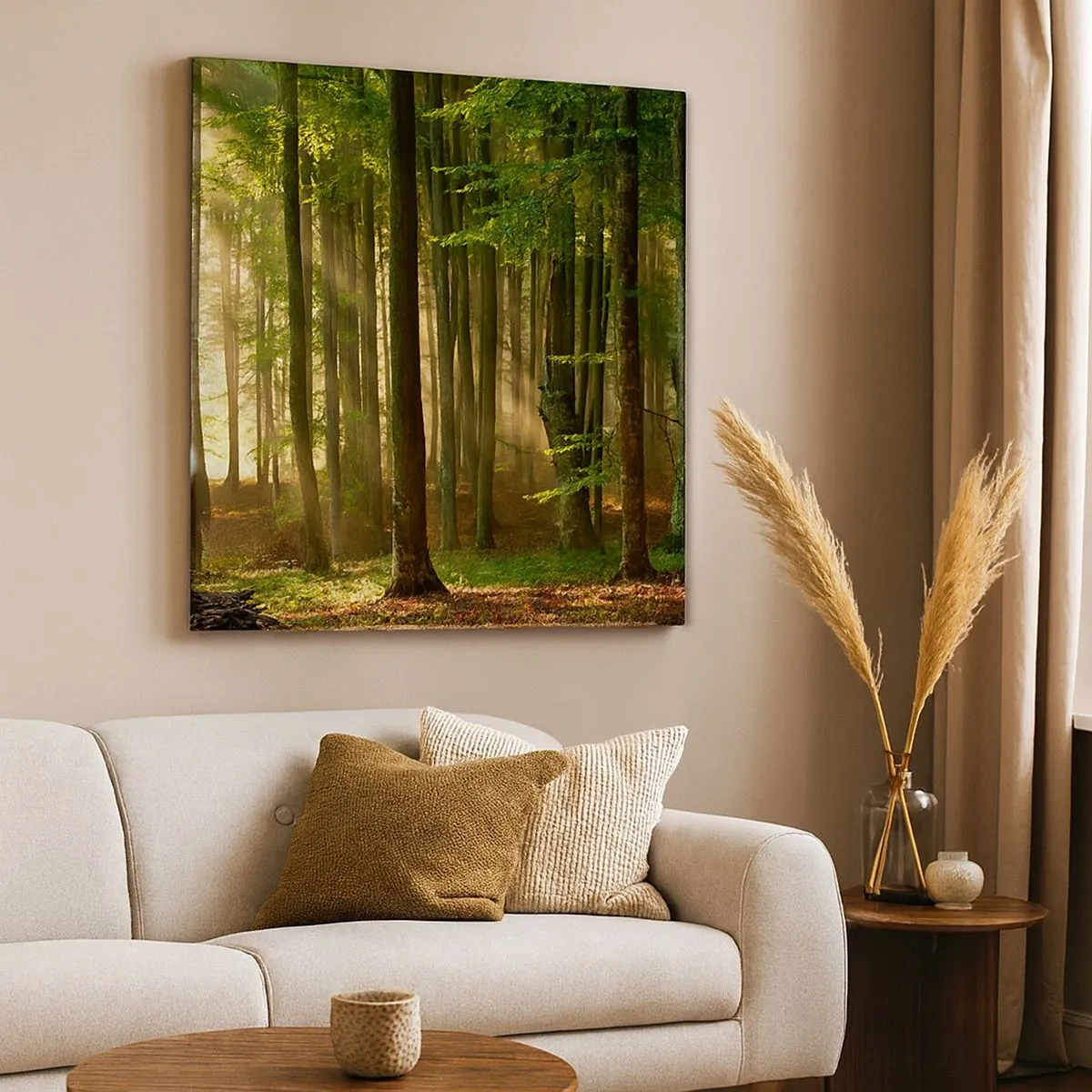 Tablou pe pânză - Strălucitoare într-o dimineață de primăvară - 30x30 cm