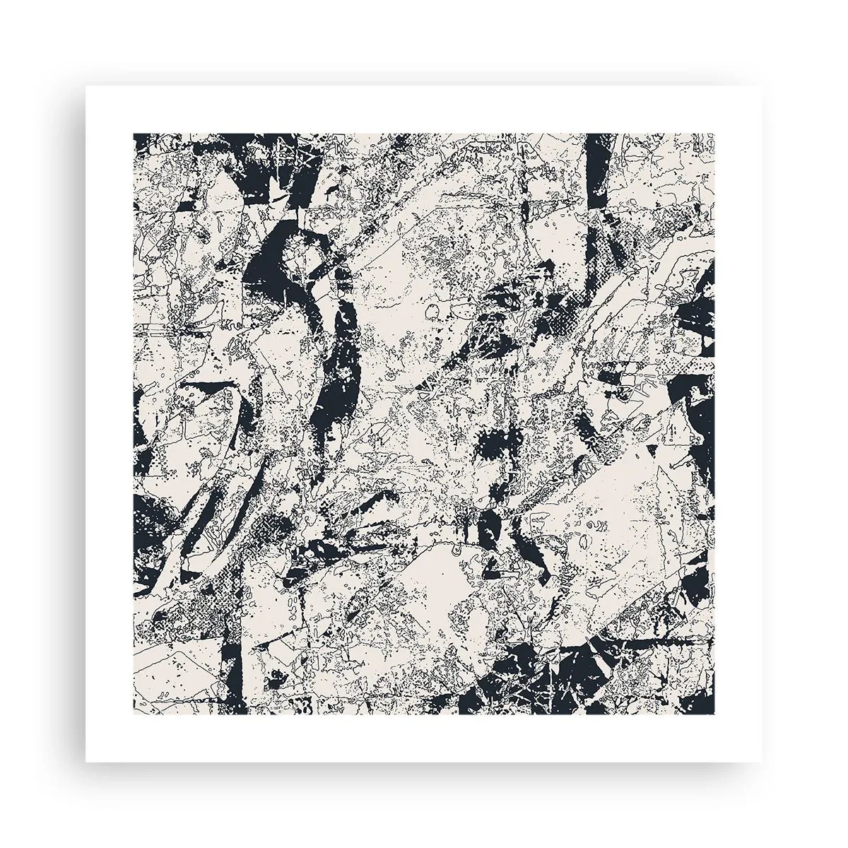 Poster - Întrepătrunderea contrariilor - 50x50 cm