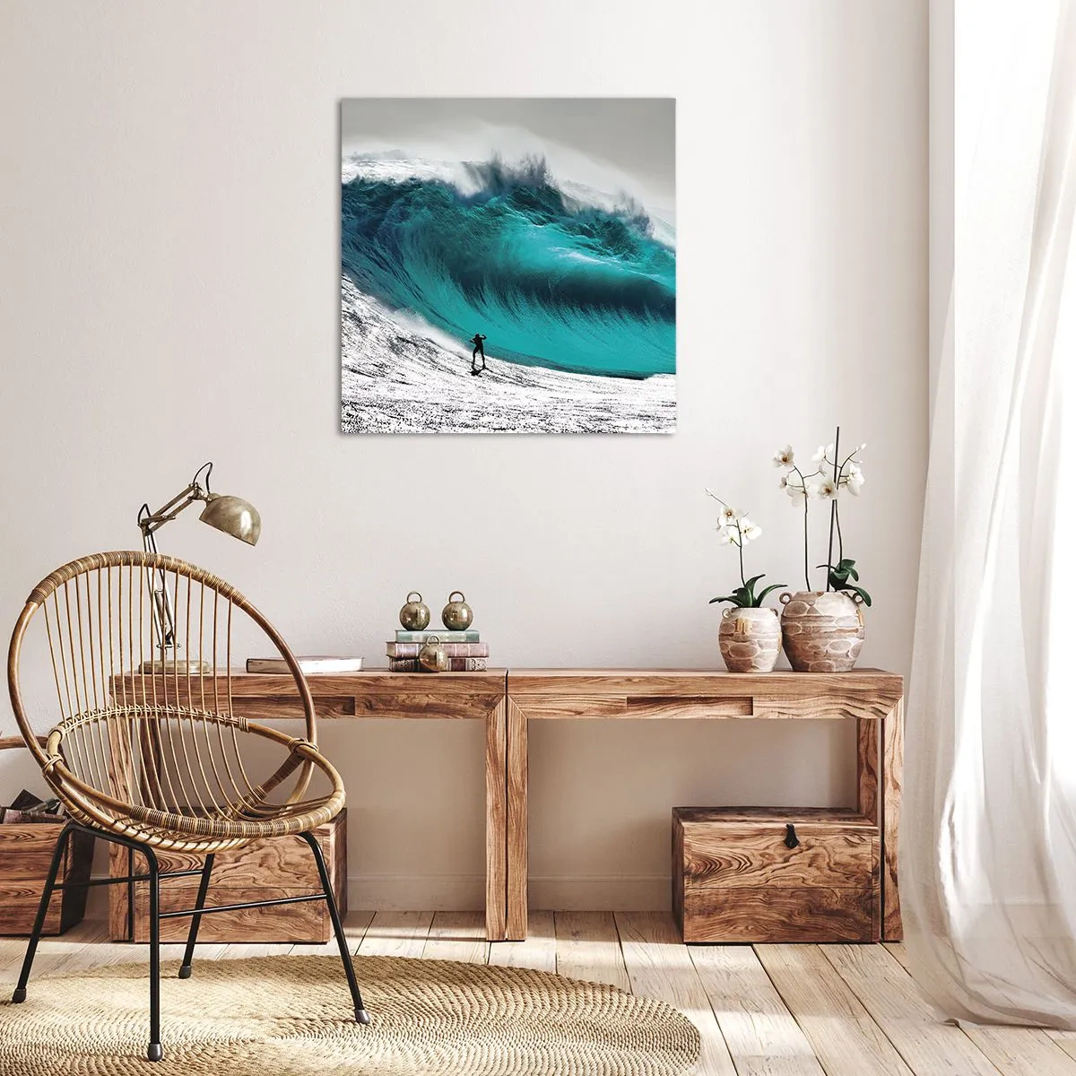 Tablou pe pânză - Provocare acceptată - 40x40 cm