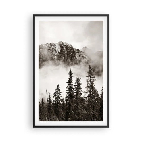 Poster în ramă neagră - Stăpânul de granit - 61x91 cm