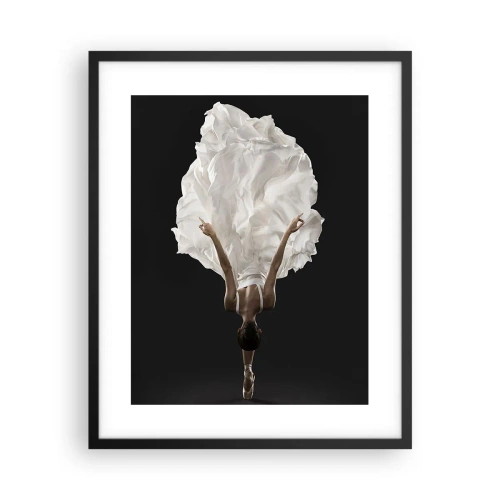 Poster în ramă neagră - Un pas neobișnuit - 40x50 cm