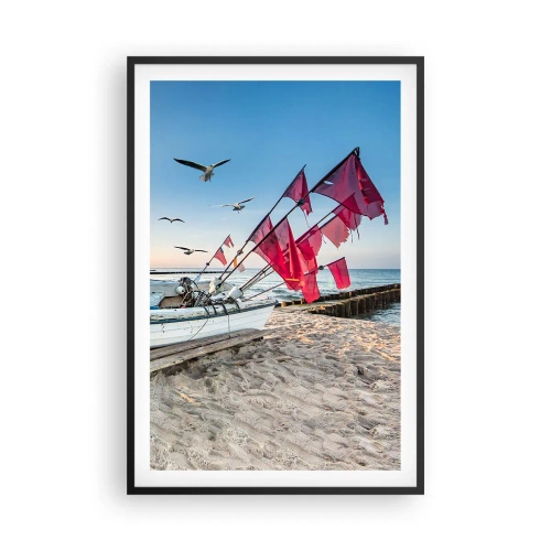 Poster în ramă neagră - O odihnă binemeritată - 61x91 cm