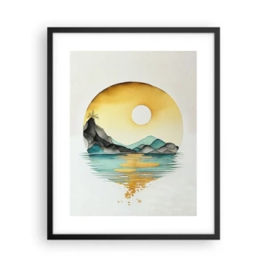 Poster în ramă neagră - În cercul de frumusețe - 40x50 cm