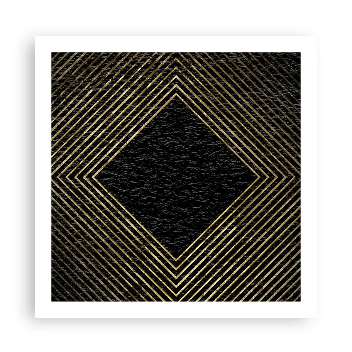 Poster - Geometrie în stil glamour - 60x60 cm