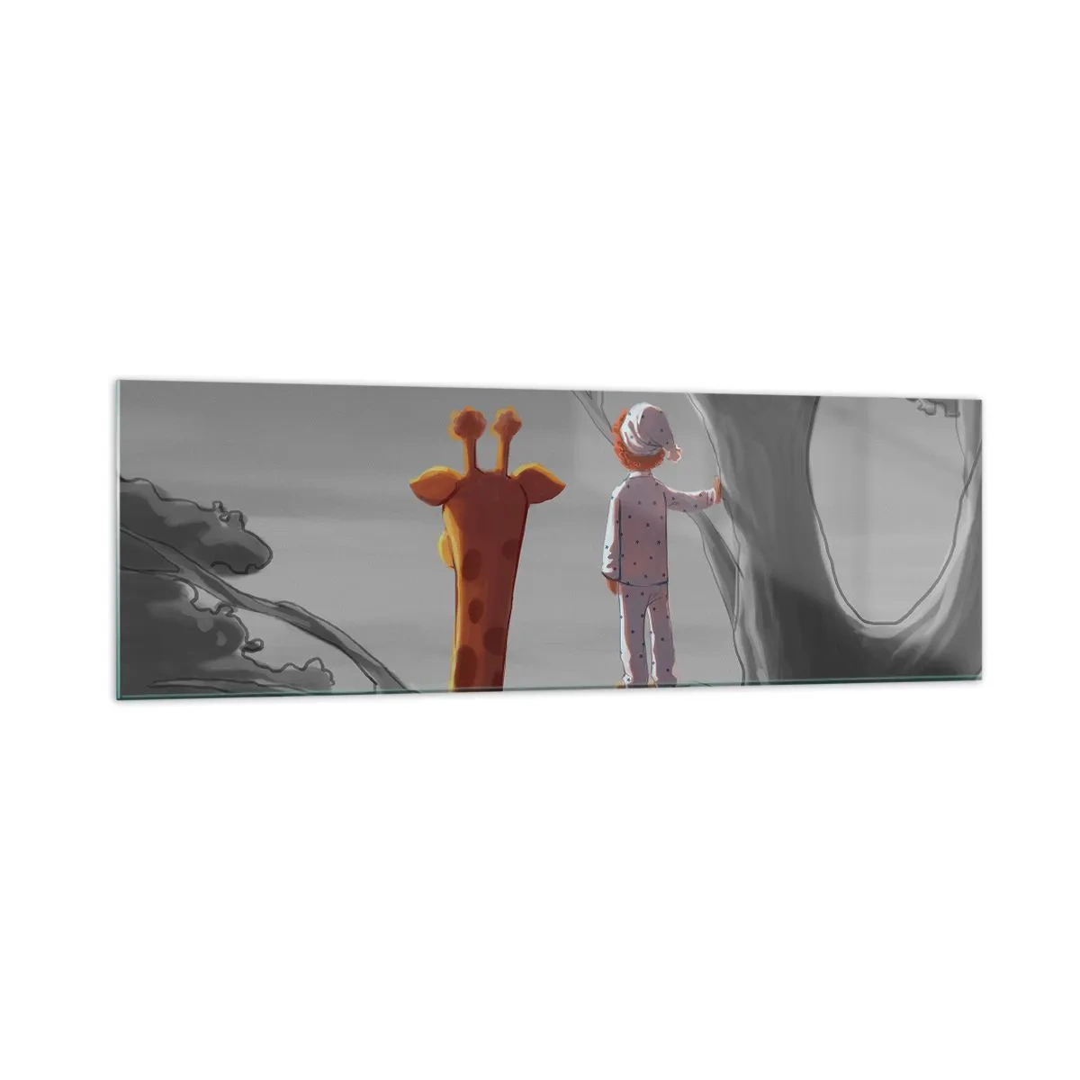 Tablou pe sticlă - Acest lucru se întâmplă cu adevărat - 160x50 cm