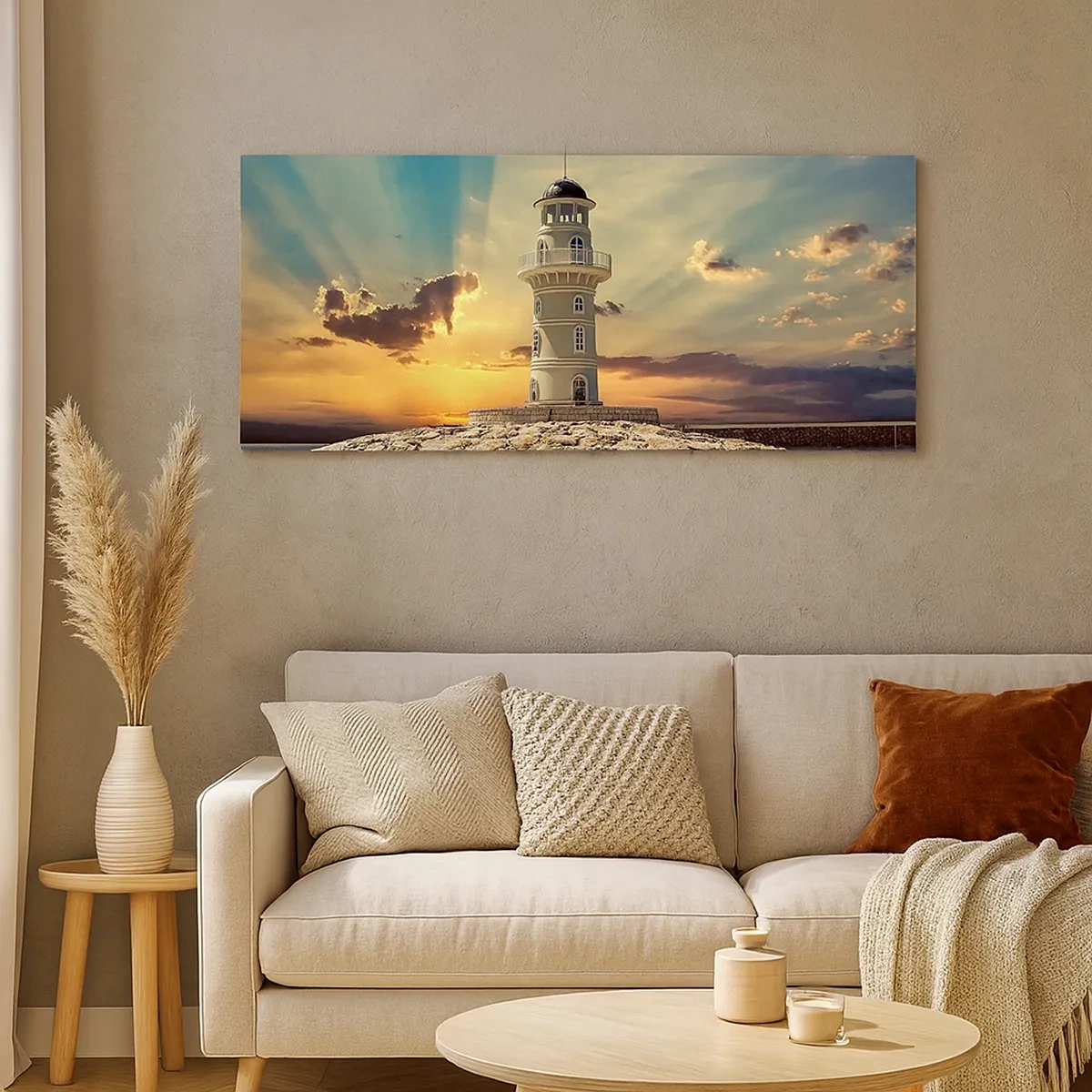 Tablou pe pânză - Lumină - Bunătate - Frumusețe - 30x30 cm