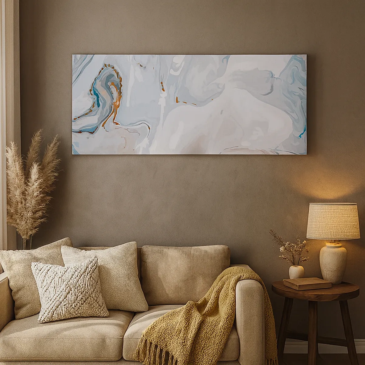 Tablou pe pânză - Albul ridicat - 30x30 cm