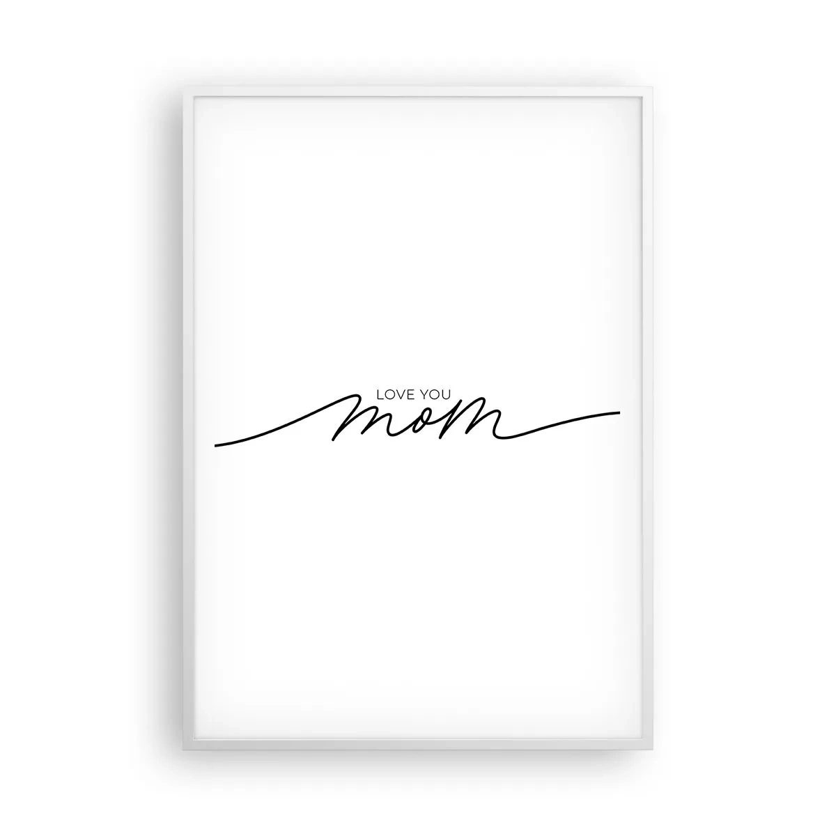 Poster în ramă albă - Mare emoție - 70x100 cm