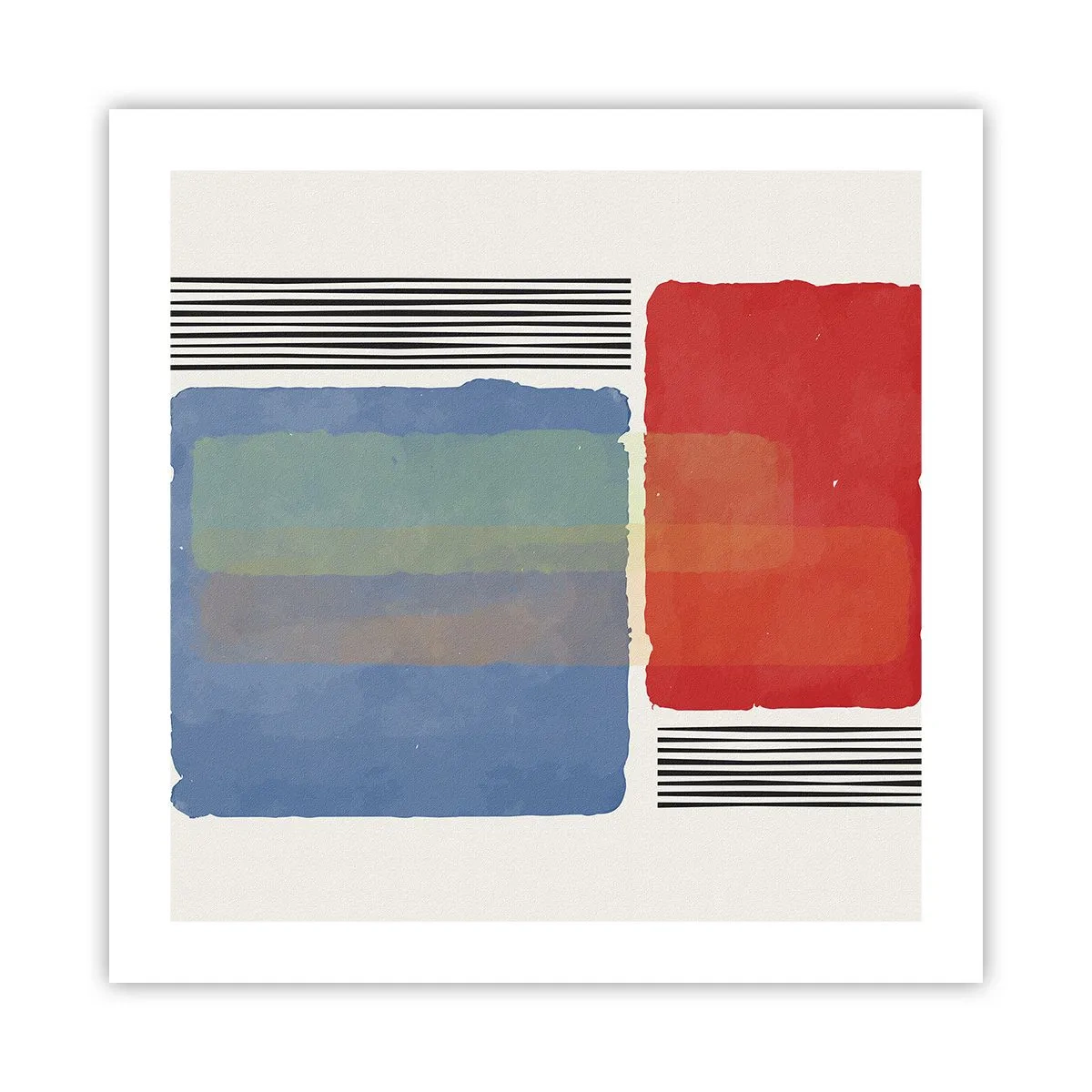 Poster - Spiritul și litera geometriei - 50x50 cm