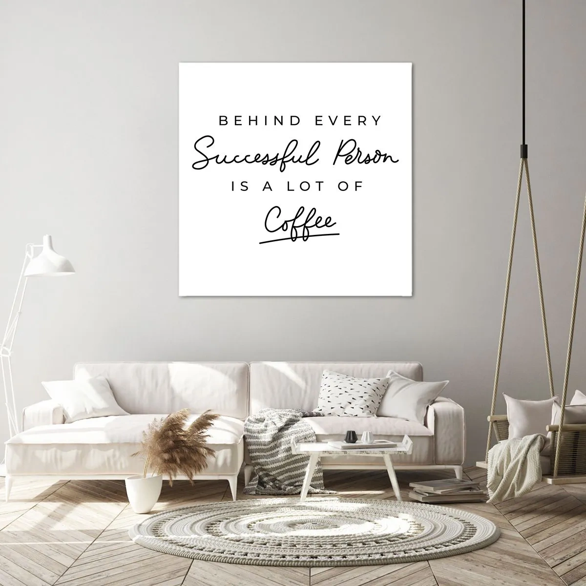 Tablou pe pânză - Secretul succesului - 70x70 cm