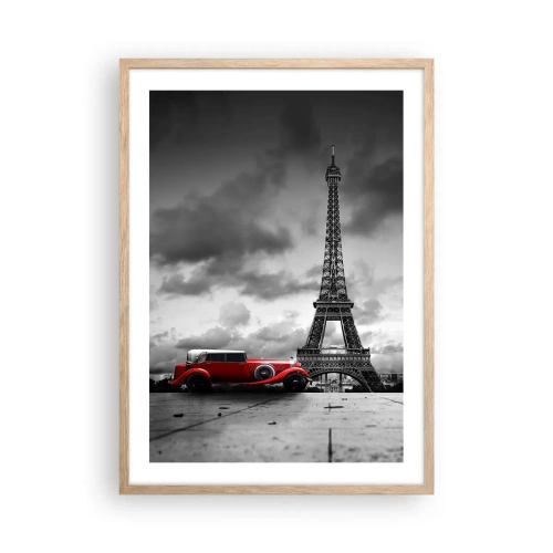 Poster în ramă de stejar deschis - Nu cu mult timp în urmă, la Paris - 50x70 cm