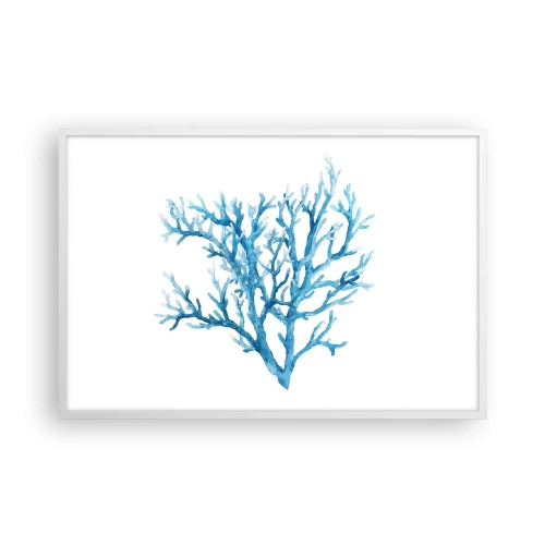 Poster în ramă albă - Filigranul marin - 91x61 cm