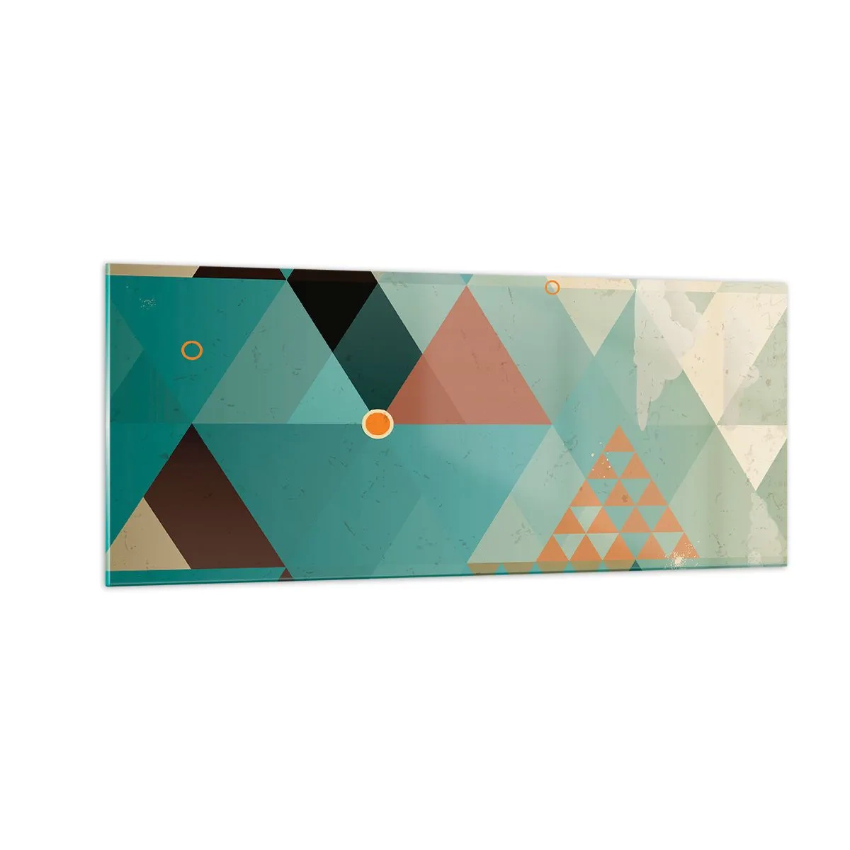 Tablou pe sticlă - Unitatea multiplicității, multiplicitatea unității - 100x40 cm