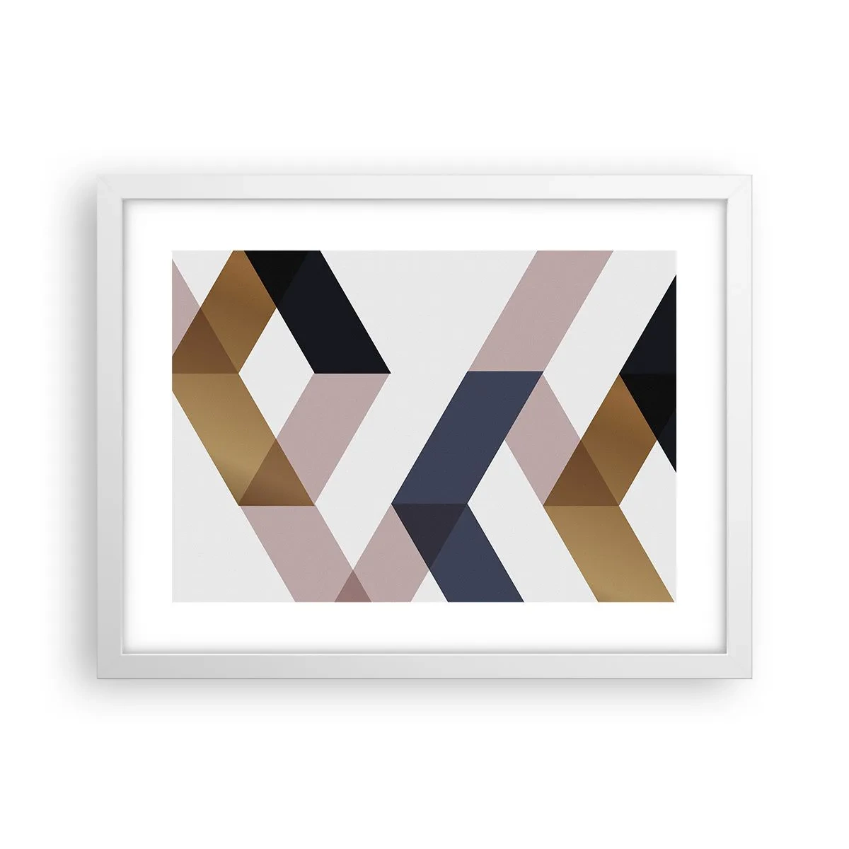 Poster în ramă albă - Planuri și unghiuri - 40x30 cm