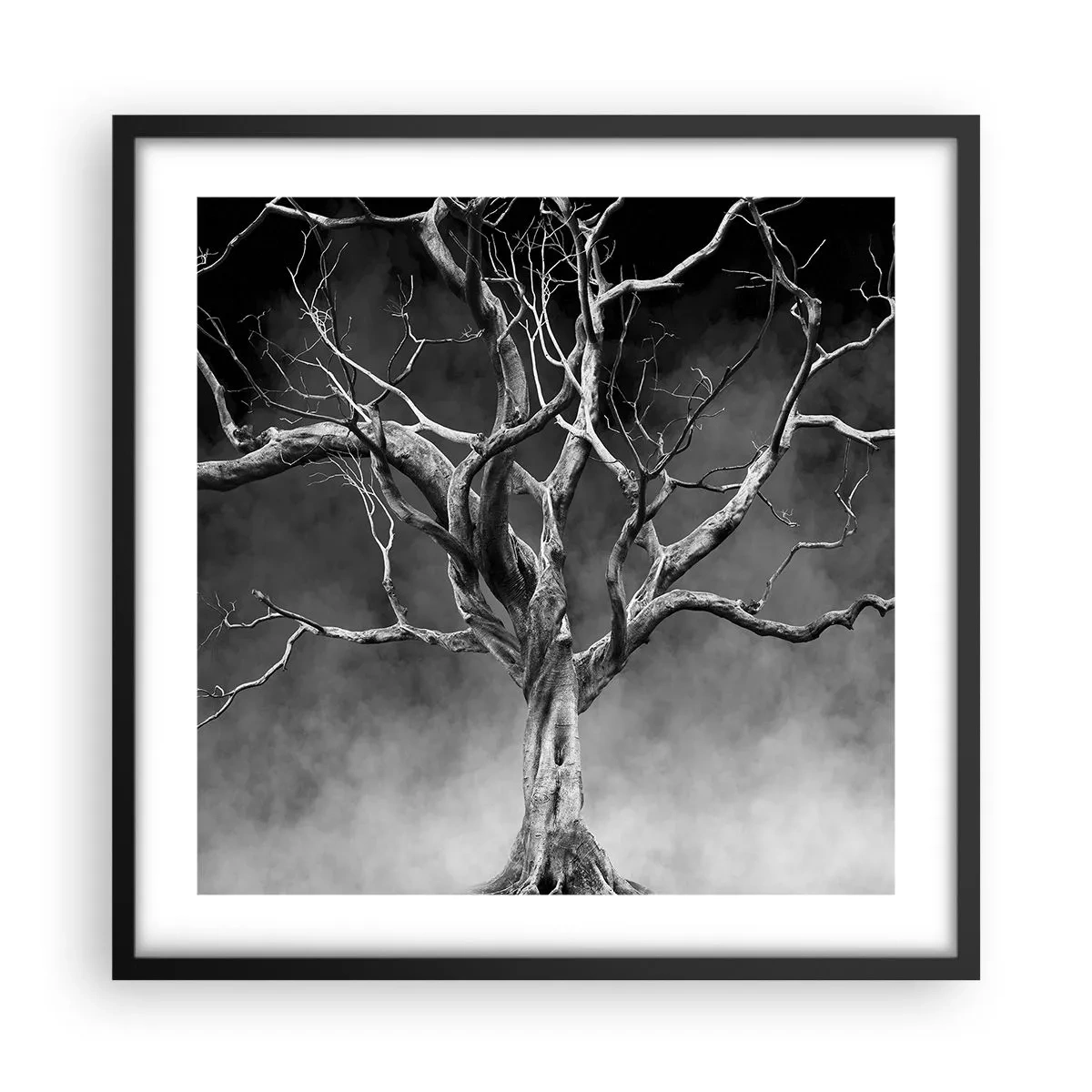 Poster în ramă neagră - Primare și sacre - 50x50 cm