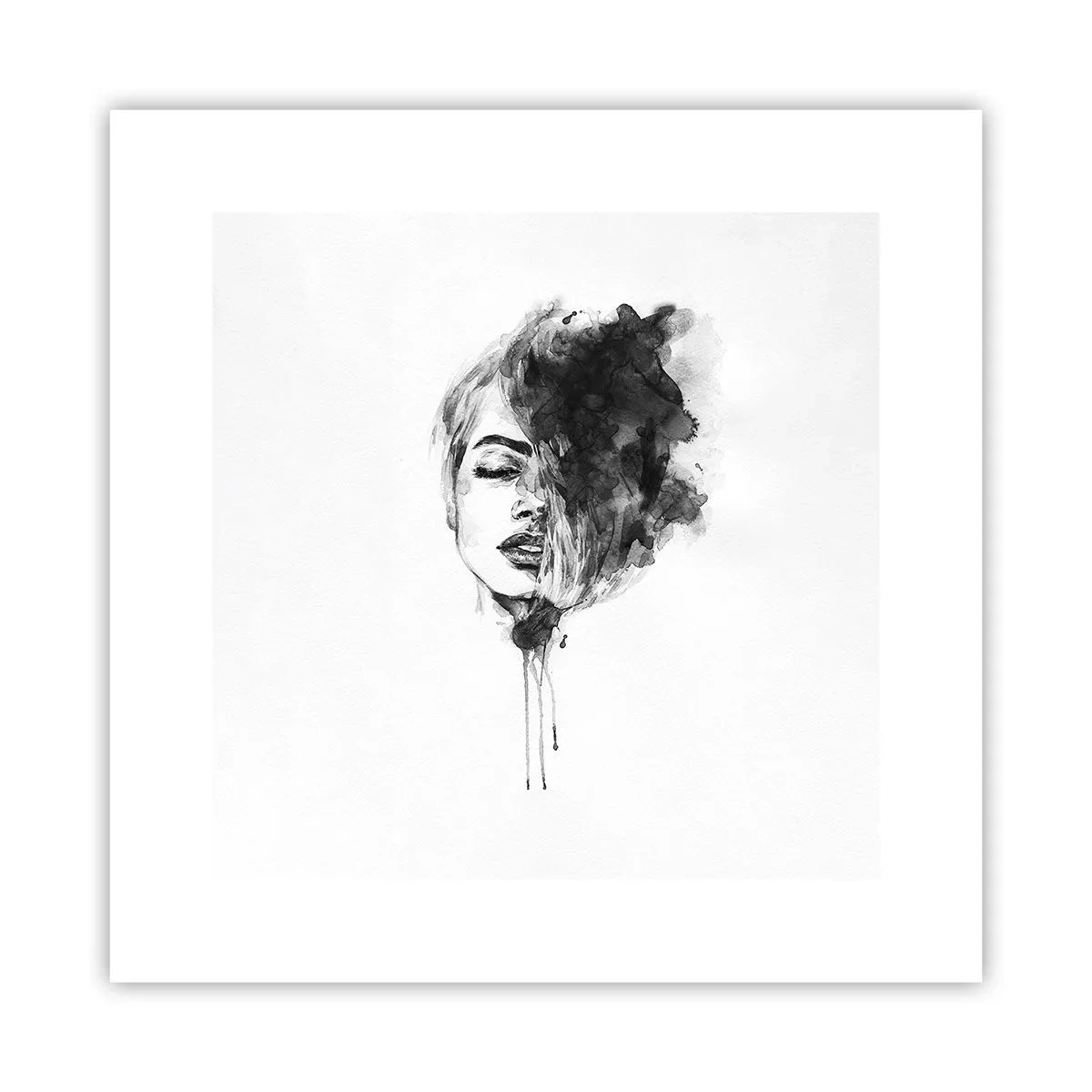 Poster - La ce visează frumoasa - 30x30 cm