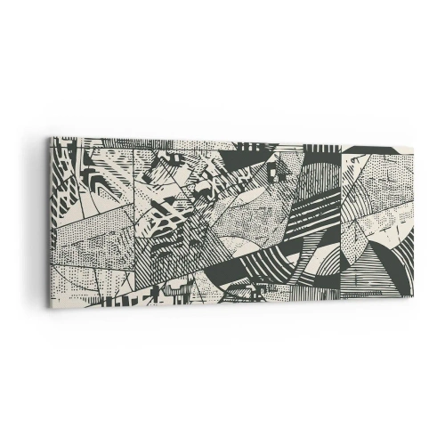 Tablou pe pânză - Dinamica de astăzi - 120x50 cm