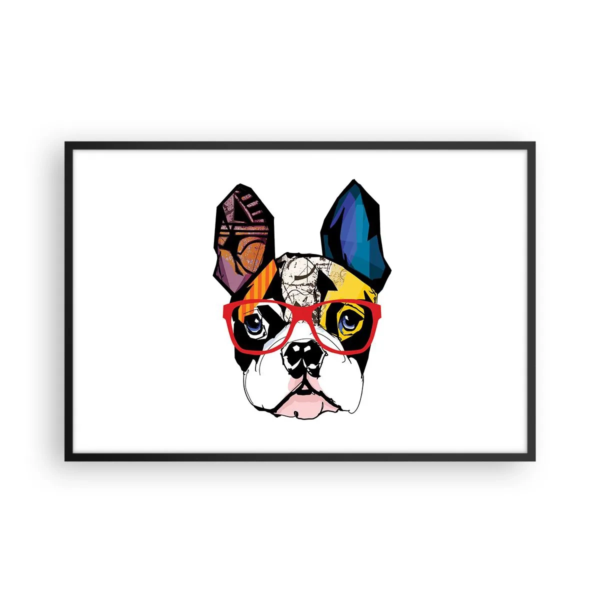 Poster în ramă neagră - Intelectualist - 91x61 cm