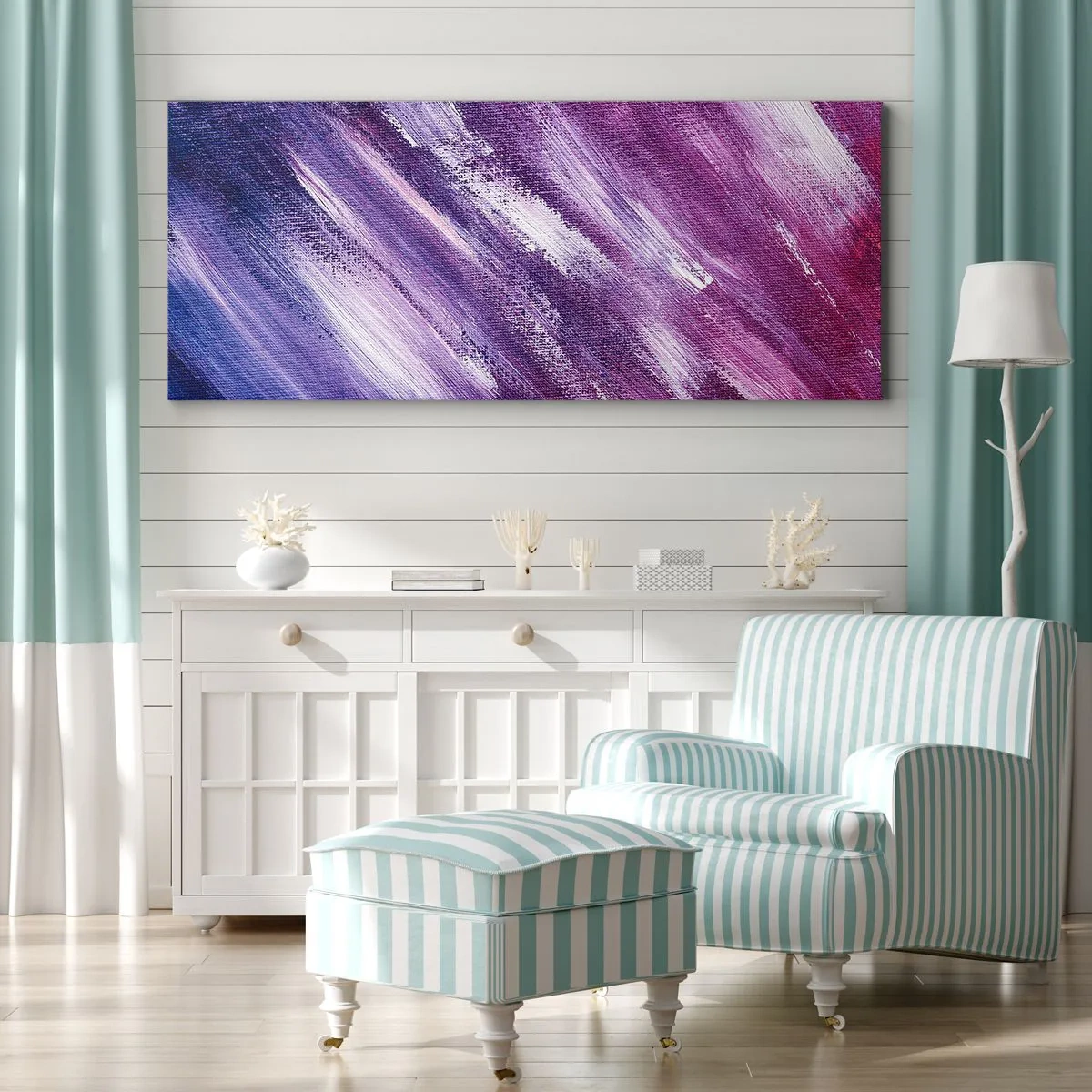 Tablou pe pânză - Când bate vântul însorit - 120x50 cm