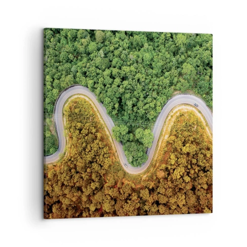 Tablou pe pânză - Frontiere și defilee - 50x50 cm