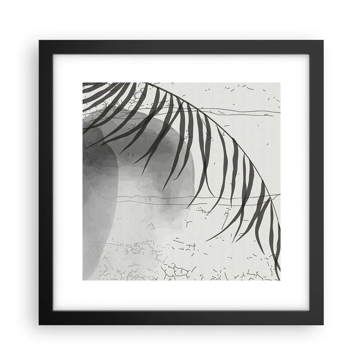 Poster în ramă neagră - Exotismul subtil al naturii - 30x30 cm