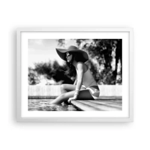 Poster în ramă albă - Vis de vară - 50x40 cm