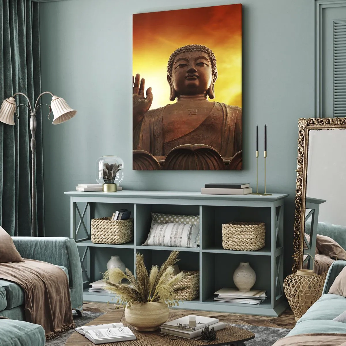 Tablou pe pânză - Pacea lumii - 55x100 cm