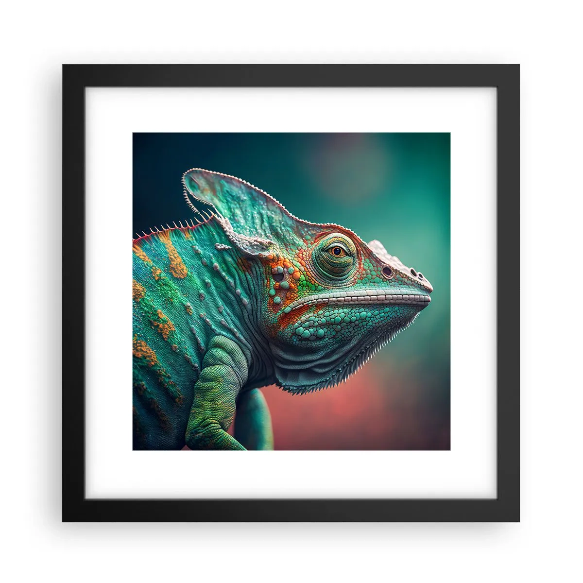 Poster în ramă neagră - Mă poți vedea? Nu e bine... - 30x30 cm