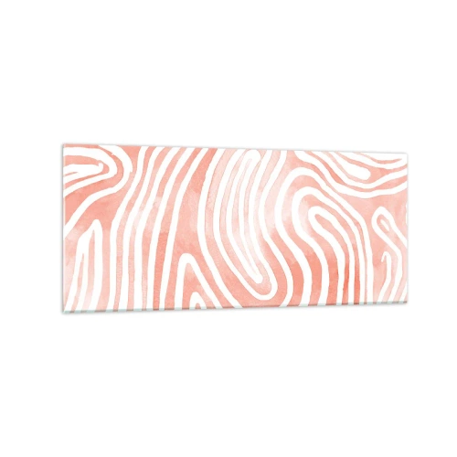 Tablou pe sticlă - Într-un labirint de coral - 120x50 cm