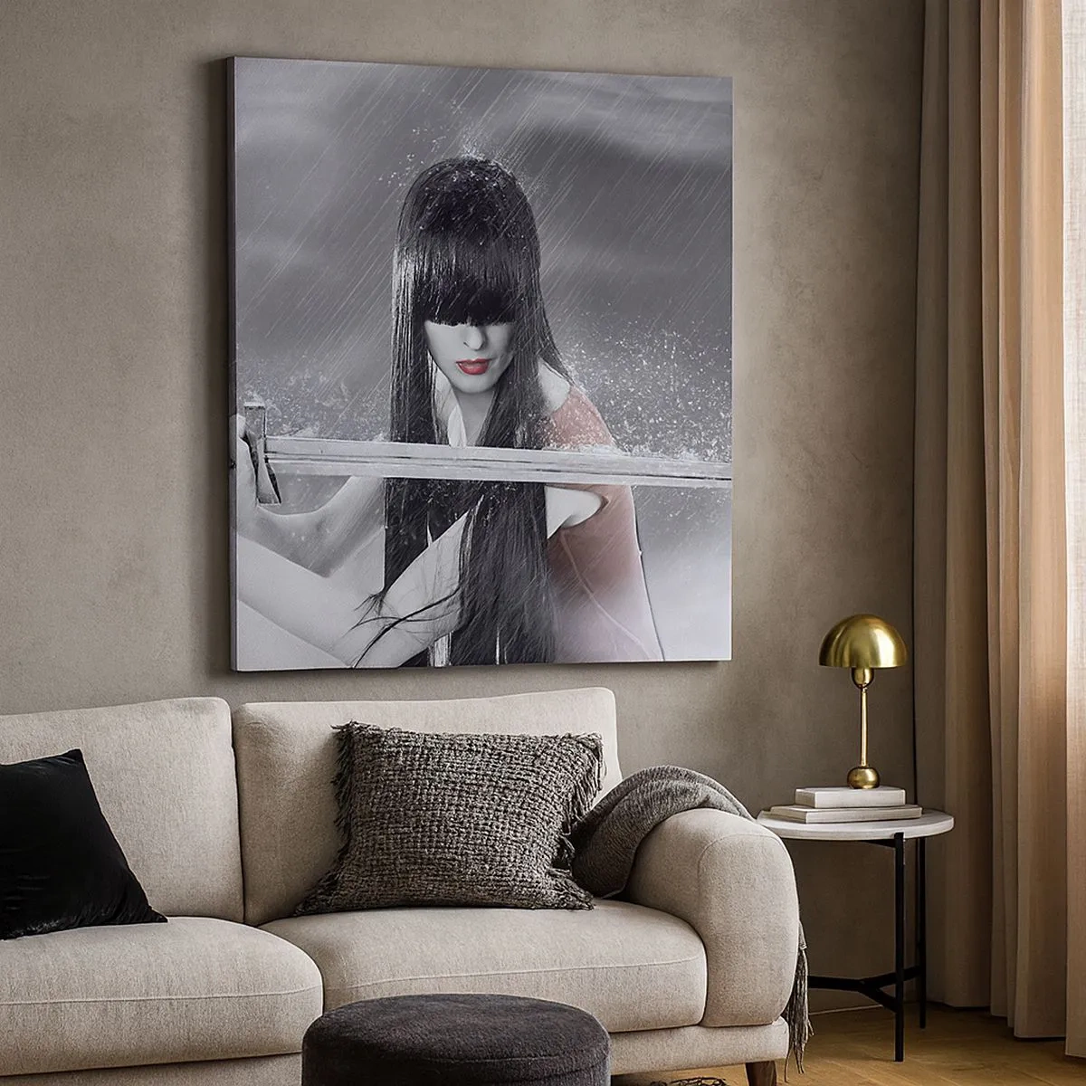 Tablou pe pânză - Frumoasă și periculoasă - 30x30 cm