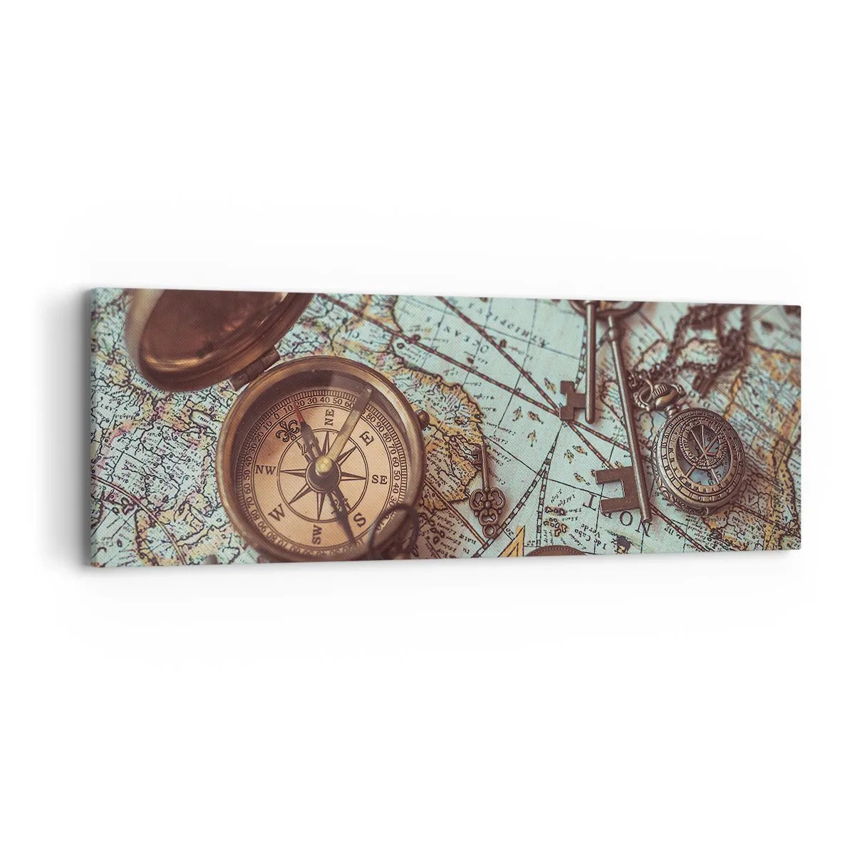 Tablou pe pânză - Pentru aventurierul din tine - 90x30 cm